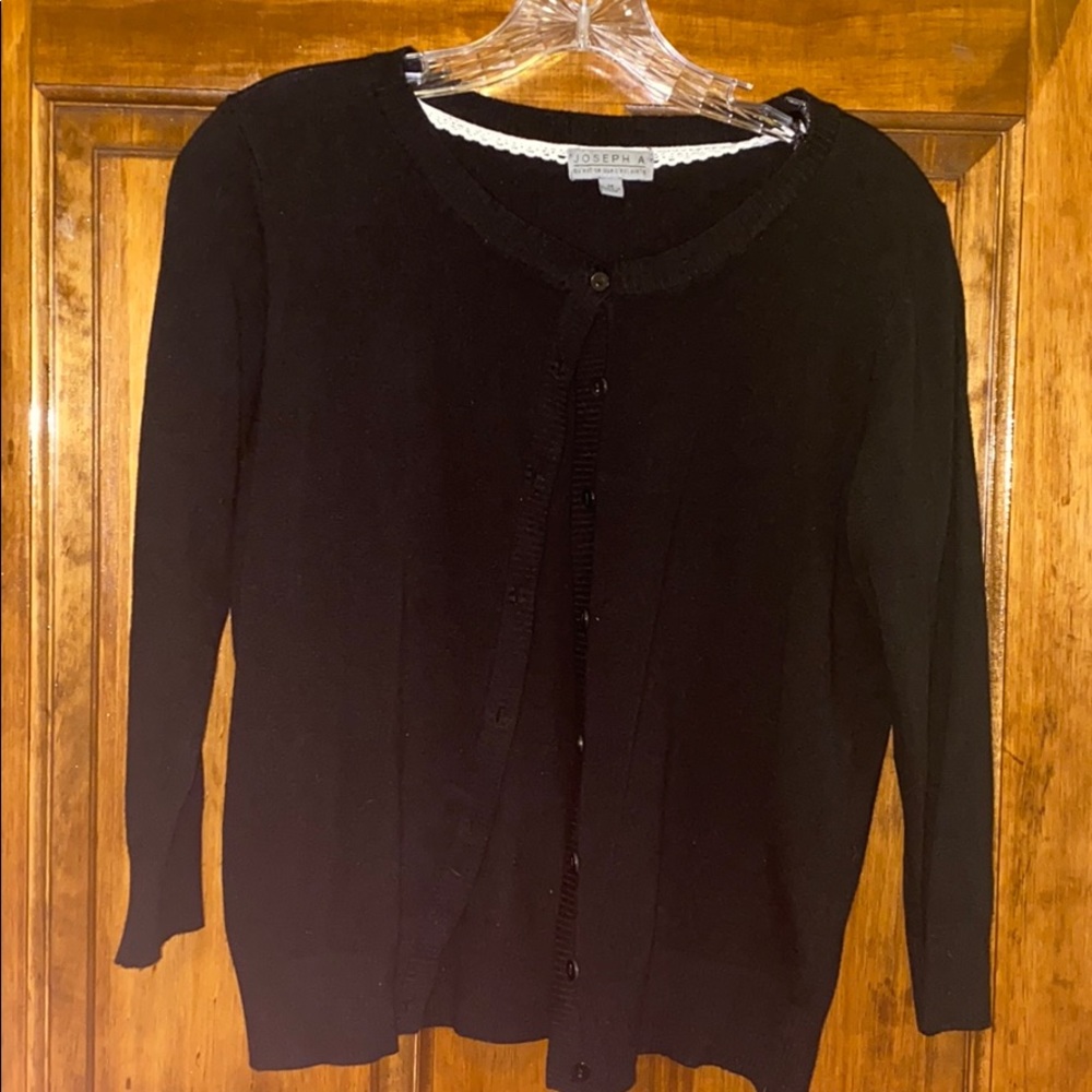 Black button up cardigan